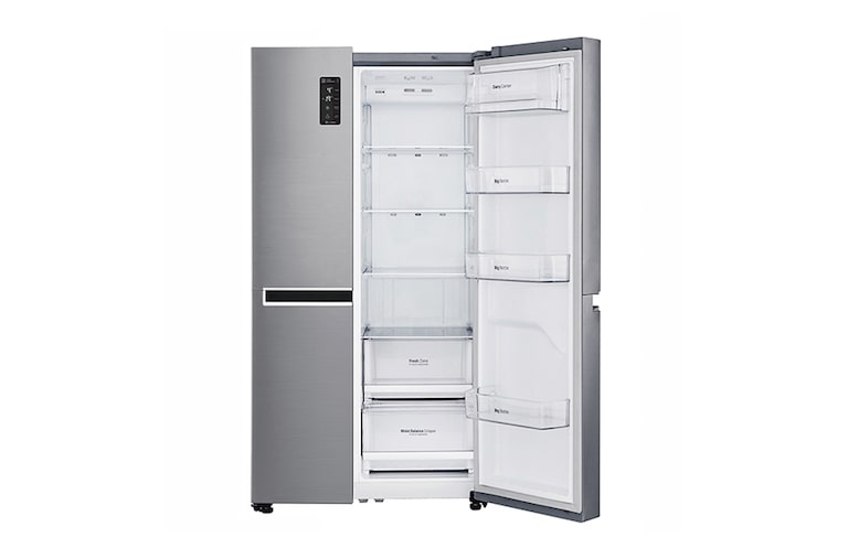 LG A+, Gardırop Tipi, Pratik Kapı™, 687 Litre, 91.2cm Genişlik, No Frost, Inoks, GC-M247CLBV