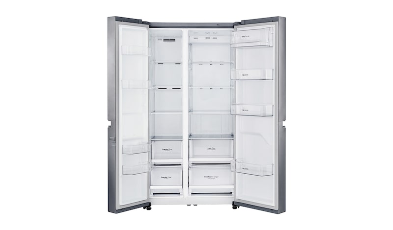 LG A+, Gardırop Tipi, Pratik Kapı™, 687 Litre, 91.2cm Genişlik, No Frost, Inoks, GC-M247CLBV