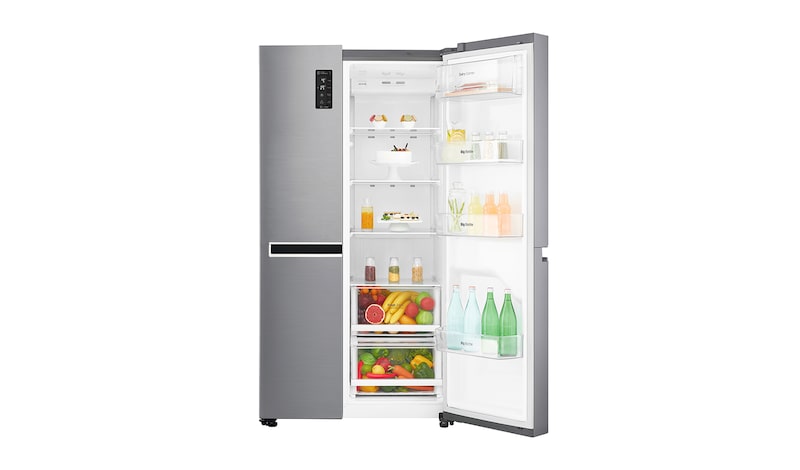 LG A+, Gardırop Tipi, Pratik Kapı™, 687 Litre, 91.2cm Genişlik, No Frost, Inoks, GC-M247CLBV