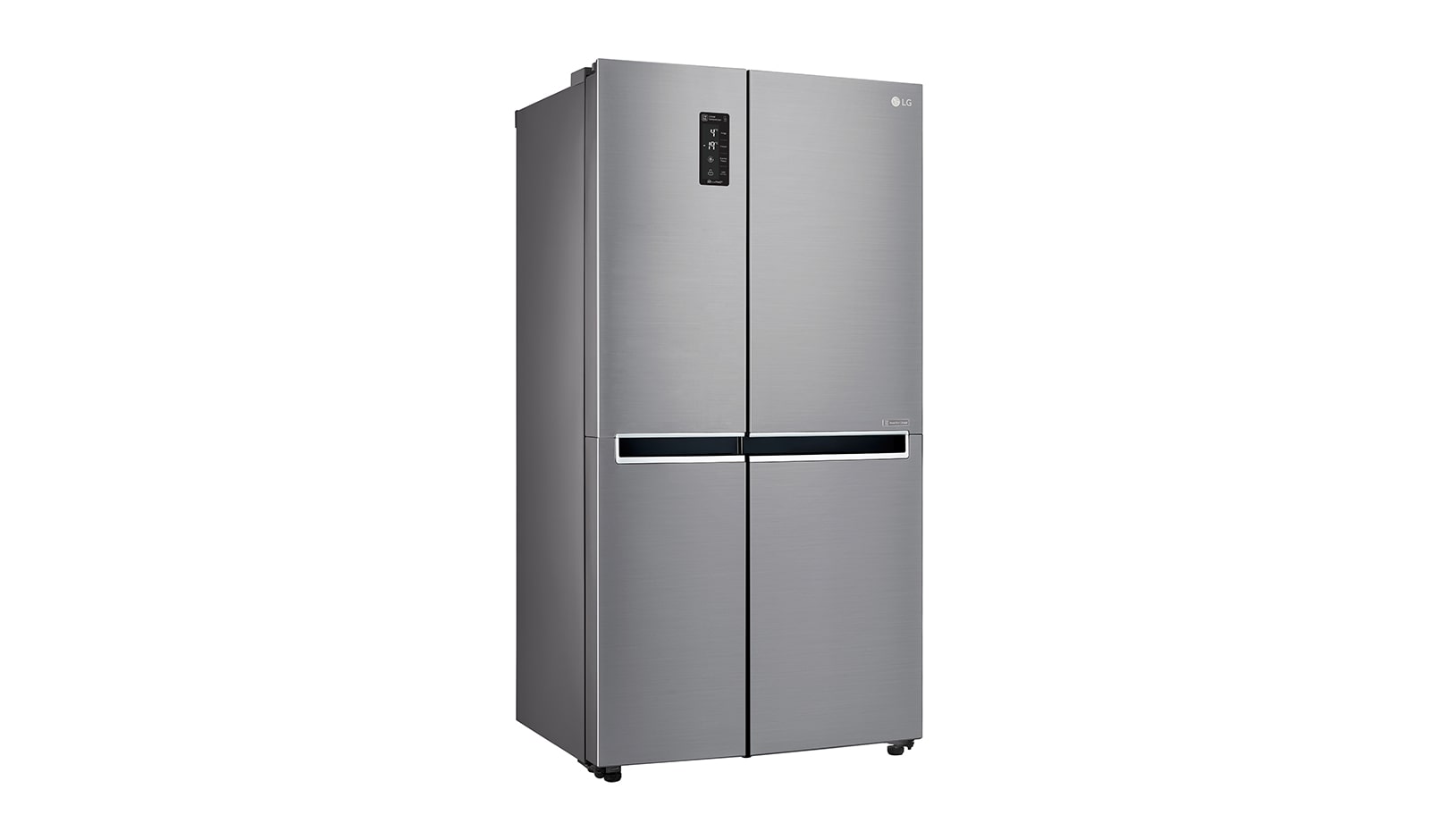 LG A+, Gardırop Tipi, Pratik Kapı™, 687 Litre, 91.2cm Genişlik, No Frost, Inoks, GC-M247CLBV