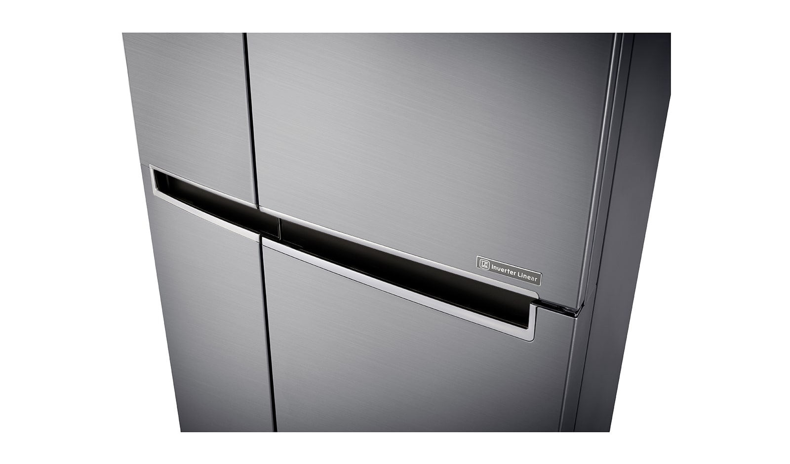 LG A+, Gardırop Tipi, Pratik Kapı™, 687 Litre, 91.2cm Genişlik, No Frost, Inoks, GC-M247CLBV