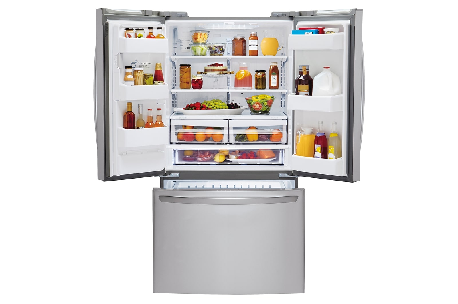 LG A++, 3 Kapılı Kolay Erişim, 638 Litre Hacim, GC-M258USNV