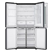 LG InstaView No Frost Buzdolabı  530 Litre 83,5cm Genişlik DoorCooling+ & Hygiene FRESH⁺ᵀᴹ  Mat Siyah, GC-Q22FTQKL