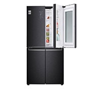 LG InstaView No Frost Buzdolabı  530 Litre 83,5cm Genişlik DoorCooling+ & Hygiene FRESH⁺ᵀᴹ  Mat Siyah, GC-Q22FTQKL