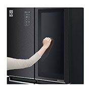 LG InstaView No Frost Buzdolabı  530 Litre 83,5cm Genişlik DoorCooling+ & Hygiene FRESH⁺ᵀᴹ  Mat Siyah, GC-Q22FTQKL