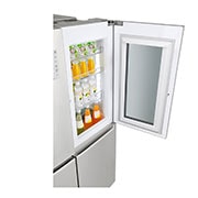 LG Instaview No Frost  Buzdolabı 642 Litre 91,2cm Genişlik F Enerji Sınıfı  Metalik Gri, GC-Q247CSBV