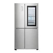 LG Instaview No Frost  Buzdolabı 642 Litre 91,2cm Genişlik F Enerji Sınıfı  Metalik Gri, GC-Q247CSBV