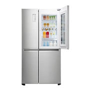 LG Instaview No Frost  Buzdolabı 642 Litre 91,2cm Genişlik F Enerji Sınıfı  Metalik Gri, GC-Q247CSBV