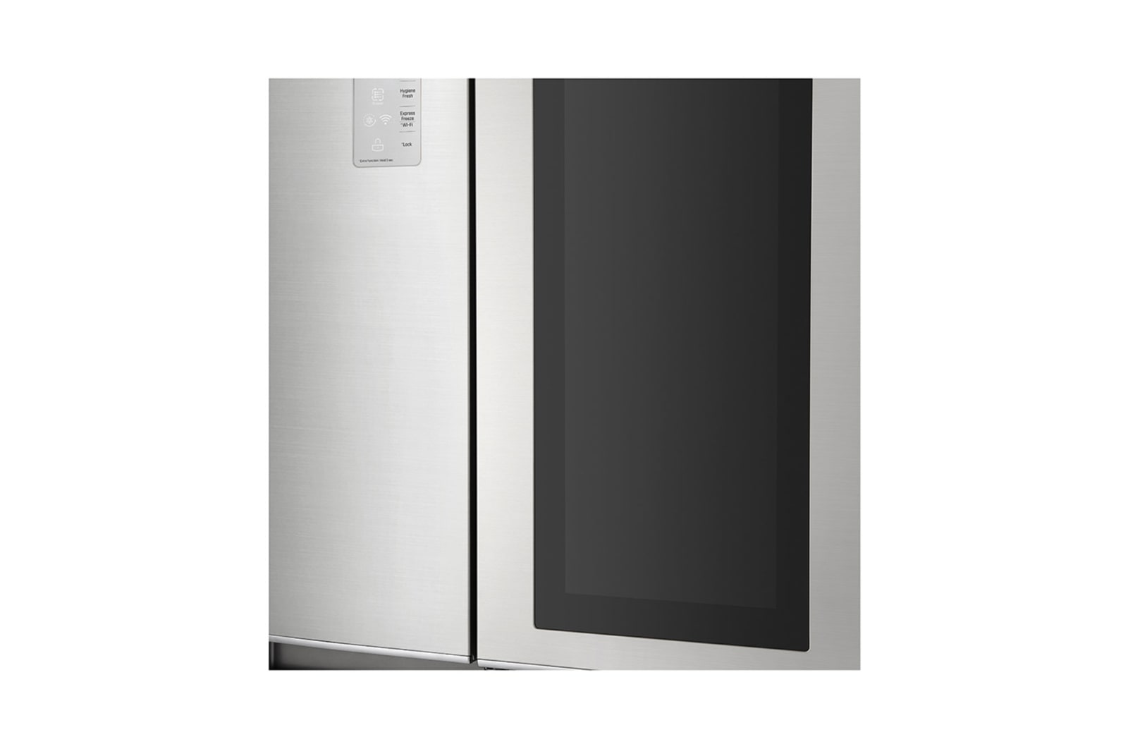 LG Instaview No Frost  Buzdolabı 642 Litre 91,2cm Genişlik F Enerji Sınıfı  Metalik Gri, GC-Q247CSBV