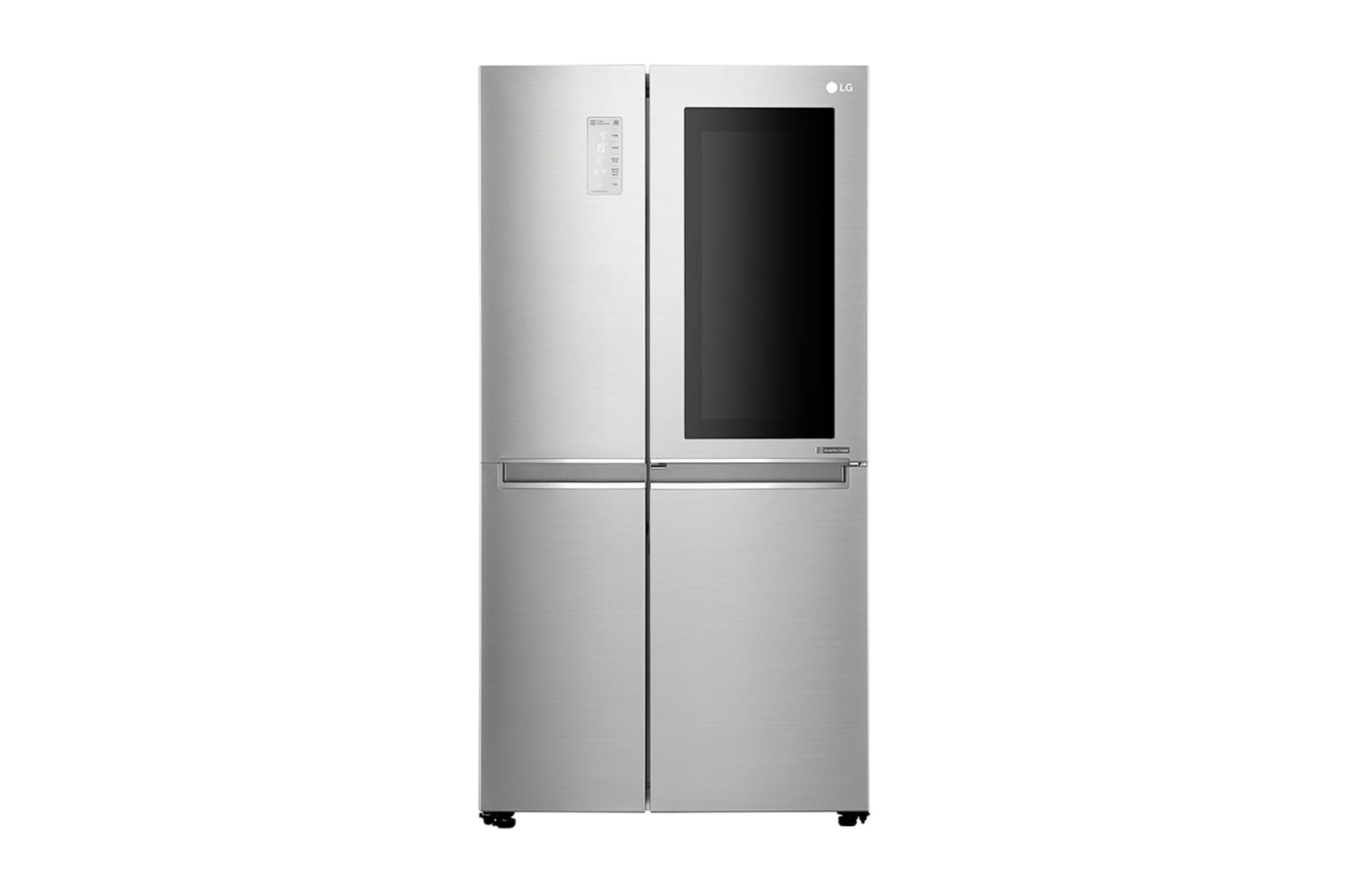 LG Instaview No Frost  Buzdolabı 642 Litre 91,2cm Genişlik F Enerji Sınıfı  Metalik Gri, GC-Q247CSBV