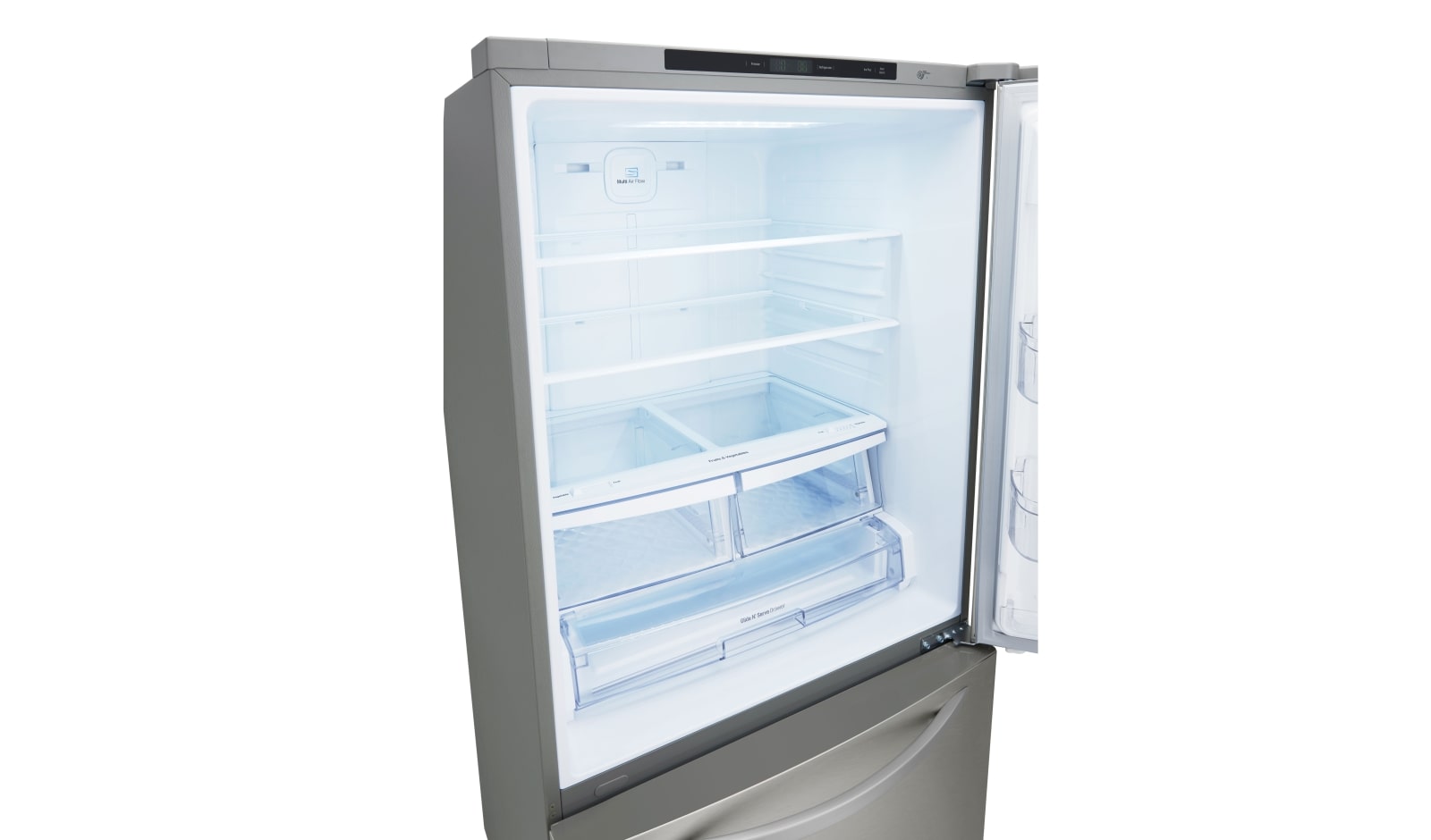 LG A+, 631 lt, No Frost, İnoks, Alttan Donduruculu Buzdolabı, GM-B228VSHM