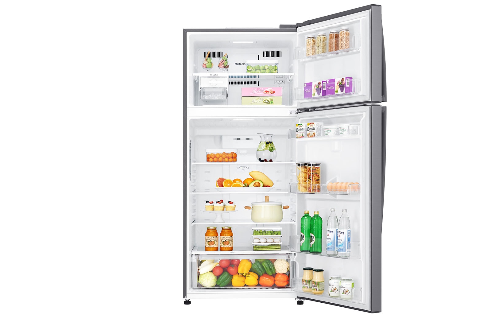 LG No Frost Buzdolabı  516 Litre  78cm Genişlik  A++  Enerji Sınıfı Metalik Gri, GN-C602HLCU