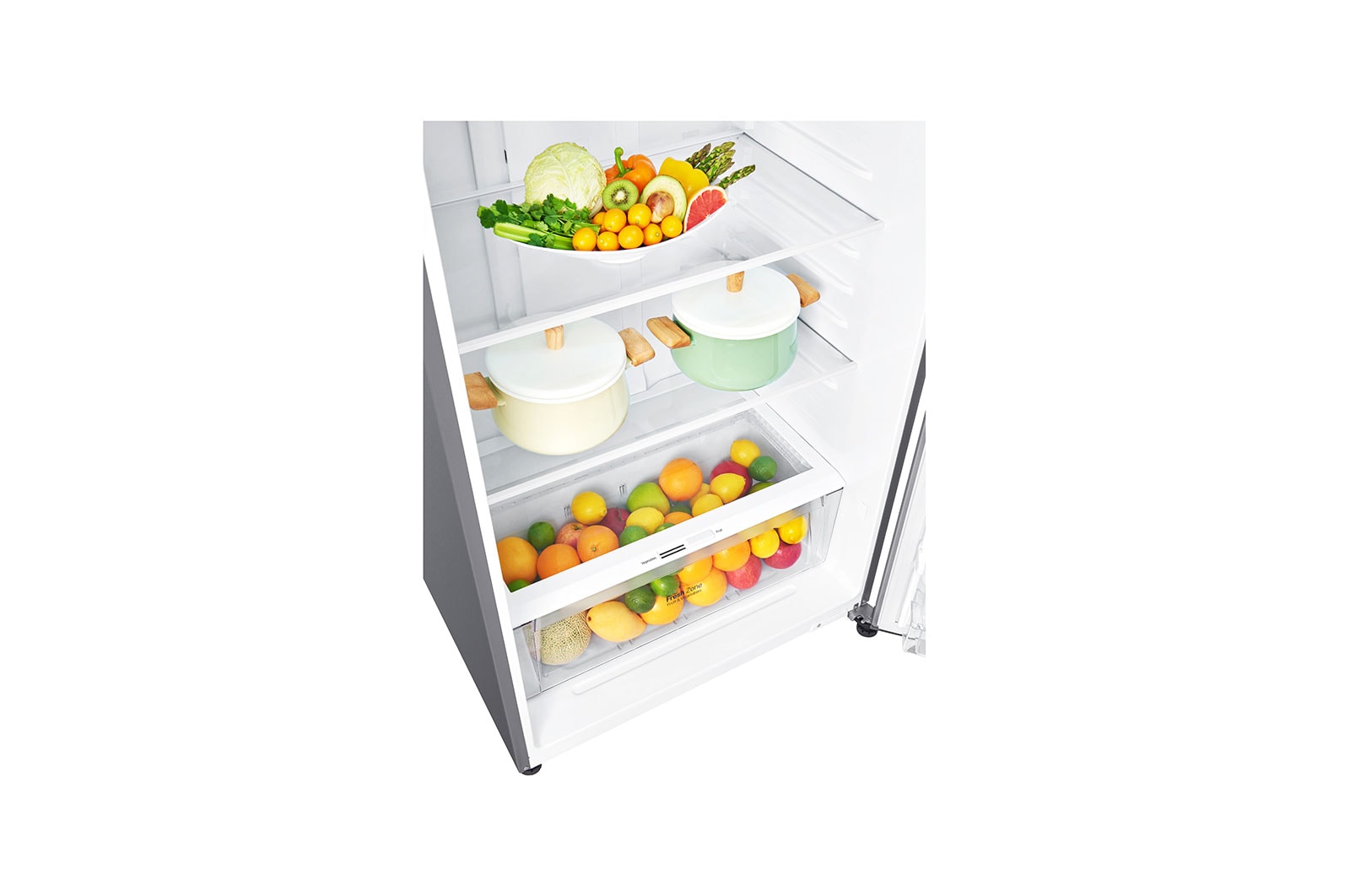LG No Frost Buzdolabı  516 Litre  78cm Genişlik  A++  Enerji Sınıfı Metalik Gri, GN-C602HLCU
