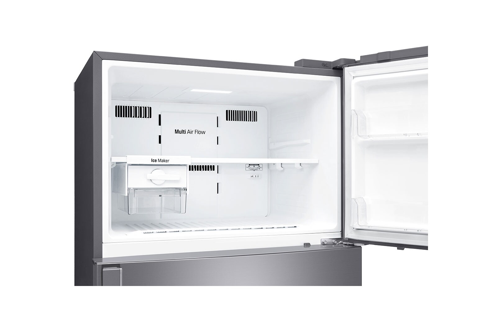LG No Frost Buzdolabı  516 Litre  78cm Genişlik  A++  Enerji Sınıfı Metalik Gri, GN-C602HLCU