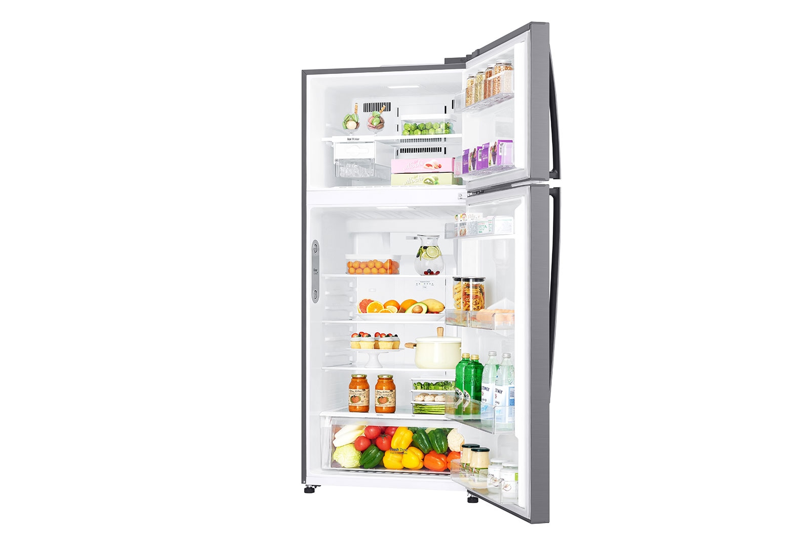 LG No Frost Buzdolabı  516 Litre  78cm Genişlik  A++  Enerji Sınıfı Metalik Gri, GN-C602HLCU