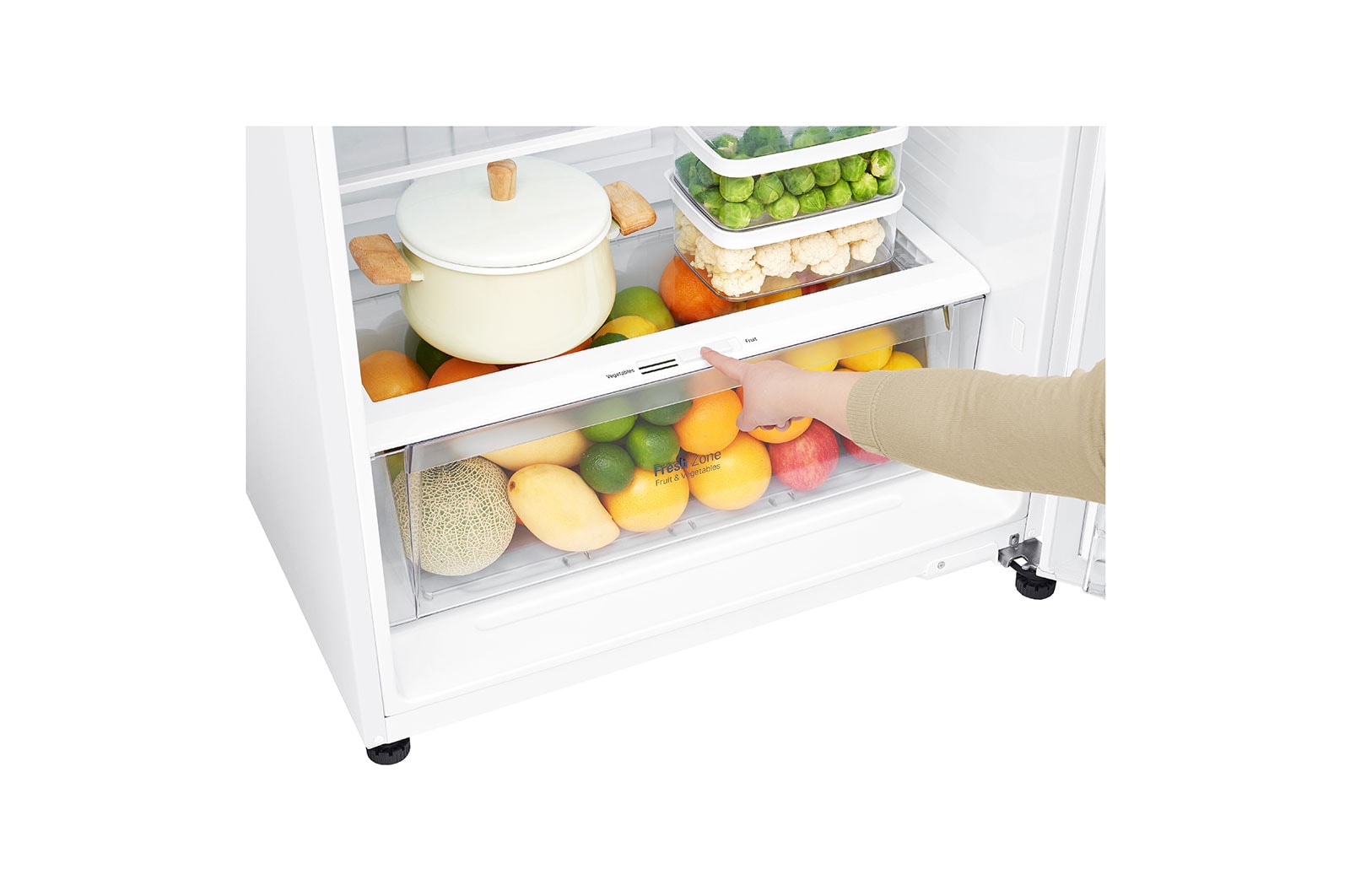 LG No Frost Buzdolabı  547 Litre 78cm Genişlik A++  Enerji Sınıfı Beyaz, GN-C702HQCU