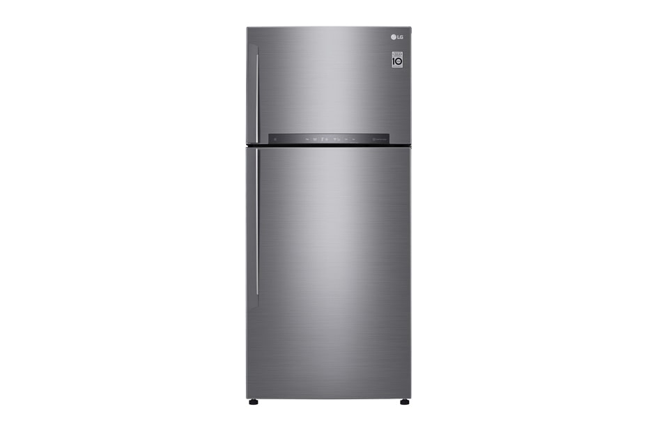 LG No Frost Buzdolabı | 506 Litre Kapasite | E Enerji Sınıfı | Metalik Gri Renk, GN-H702HLHU