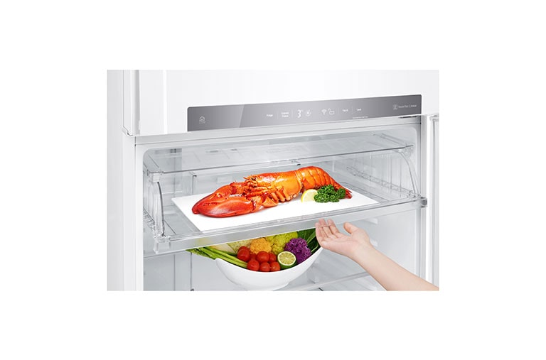 LG No Frost Buzdolabı  506 Litre  78cm  Genişlik  E Enerji Sınıfı Beyaz, GN-H702HQHU