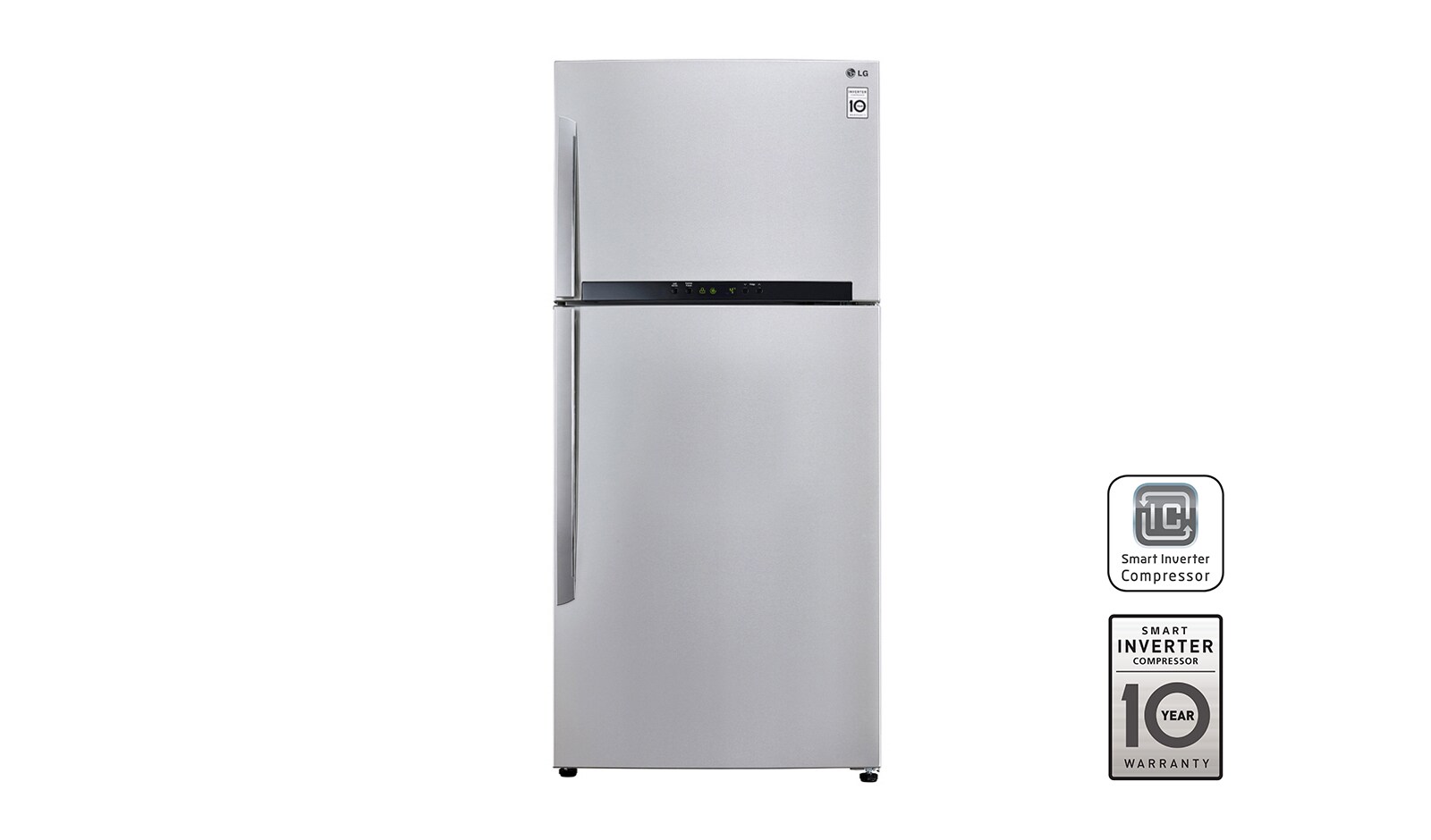 A&#43;&#43;, 546 Litre, 78cm Genişlik, No Frost, İnoks GN-M702HLHM için önden görünüm
