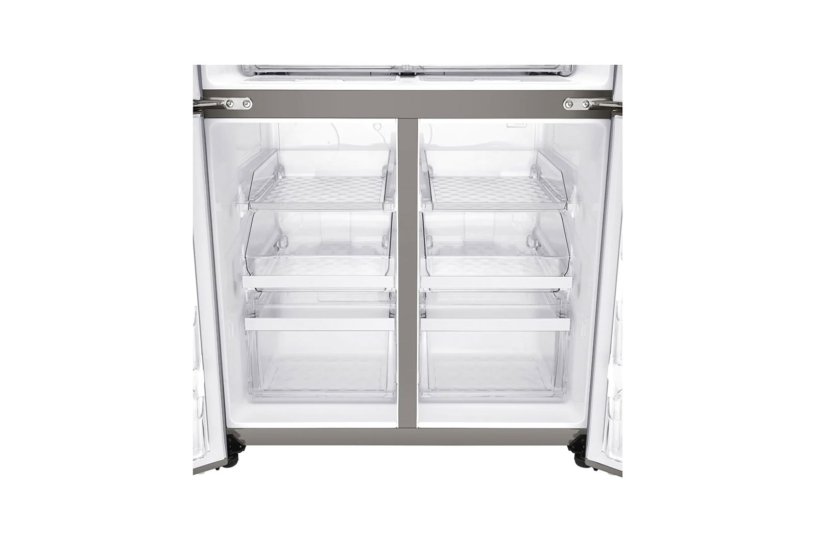 LG No Frost Buzdolabı 877 Litre 91,2cm Genişlik Hygiene FRESH⁺ᵀᴹ  E Enerji Sınıfı Metalik Gri, GR-B31FMLPL