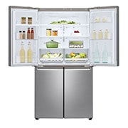 LG No Frost Buzdolabı 877 Litre 91,2cm Genişlik Hygiene FRESH⁺ᵀᴹ  E Enerji Sınıfı Metalik Gri, GR-B31FMLPL