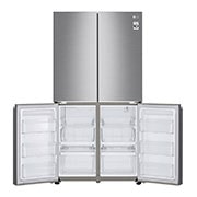 LG No Frost Buzdolabı 877 Litre 91,2cm Genişlik Hygiene FRESH⁺ᵀᴹ  E Enerji Sınıfı Metalik Gri, GR-B31FMLPL