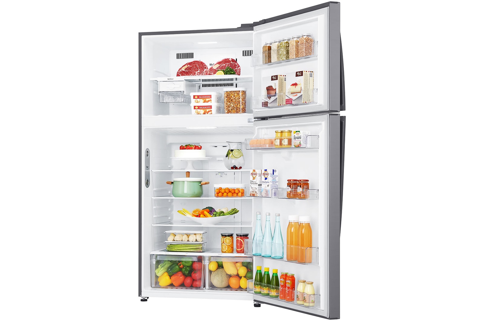 LG No Frost Buzdolabı  630 Litre  86cm Genişlik A++ Enerji Sınıfı Metalik Gri, GR-C802HLCU