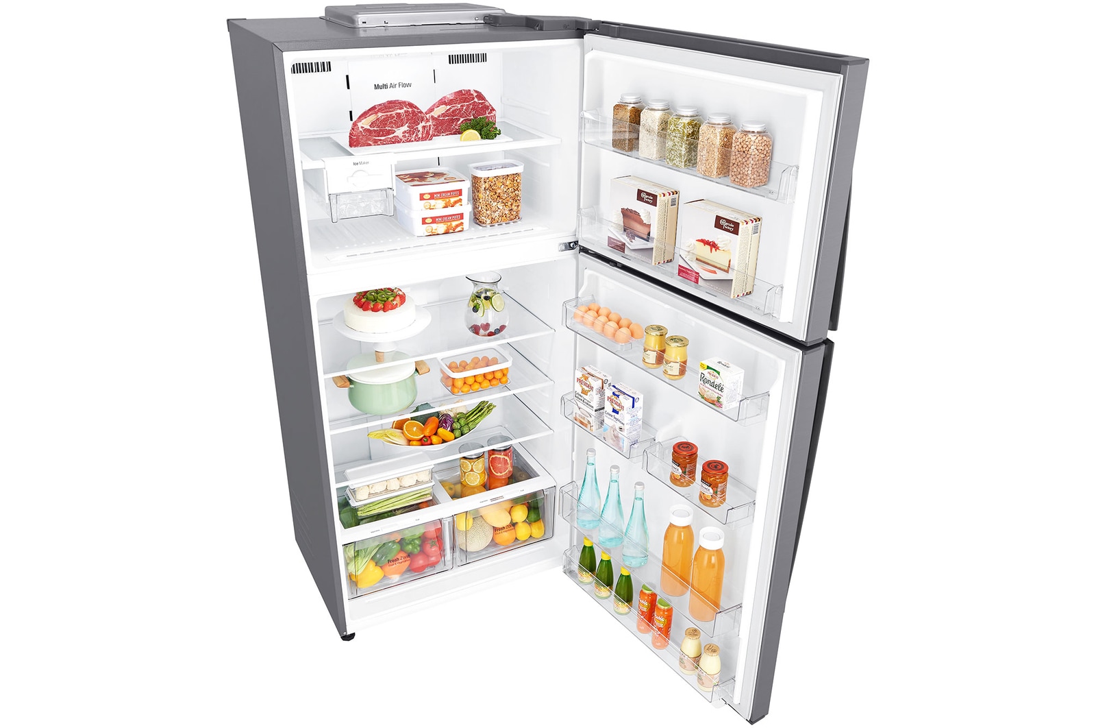 LG No Frost Buzdolabı  630 Litre  86cm Genişlik A++ Enerji Sınıfı Metalik Gri, GR-C802HLCU
