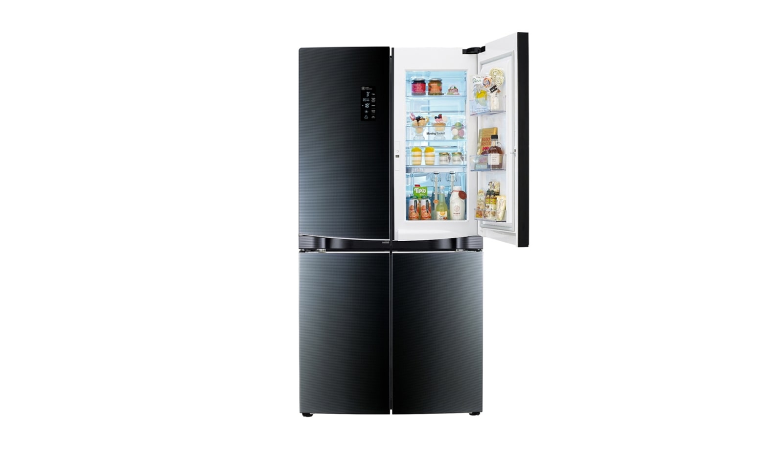LG 1001 Litre, 6 Kapılı Çift Pratik Kapı™ Gardırop Tipi Buzdolabı, GR-D35FBGHL