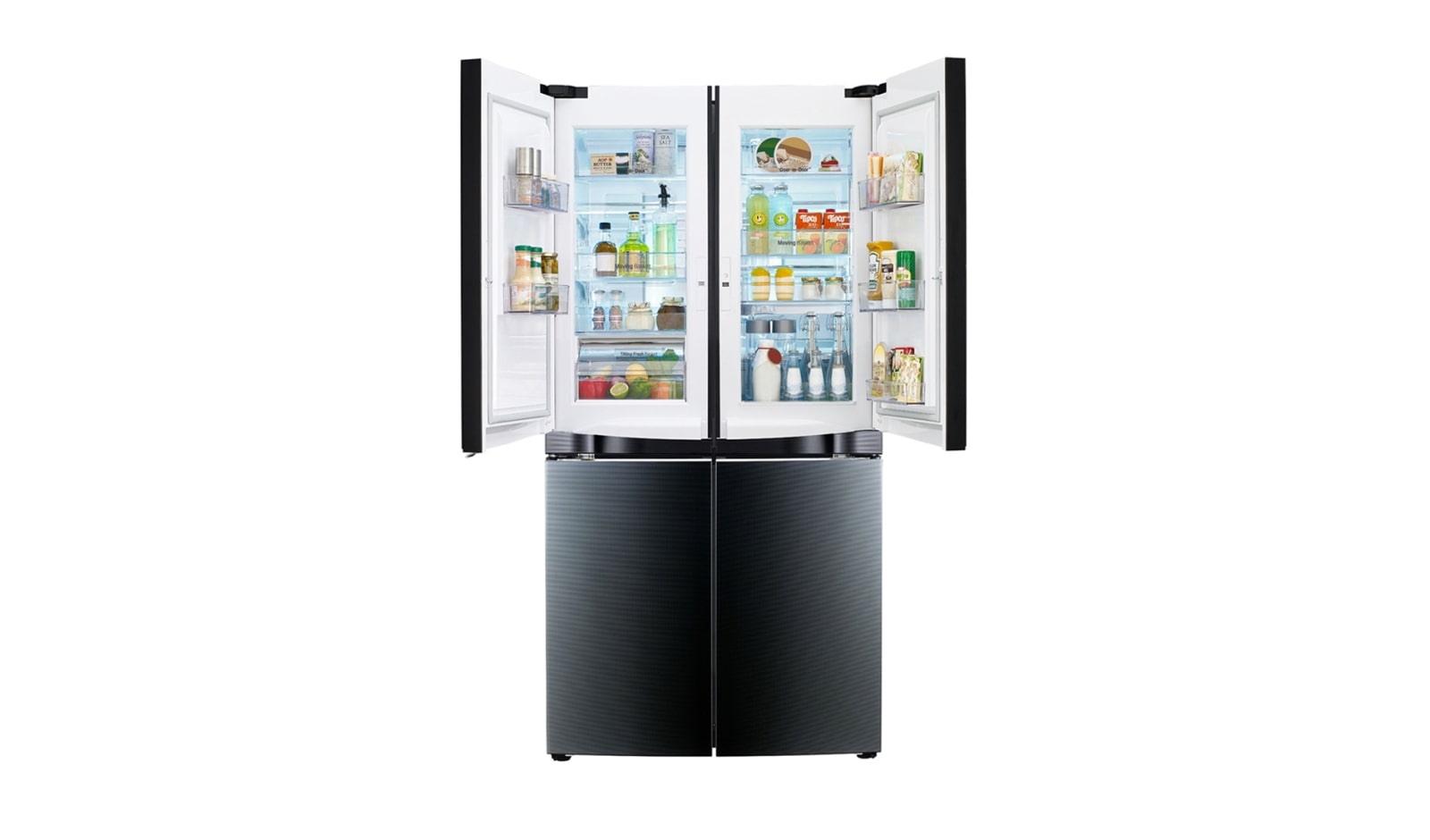 LG 1001 Litre, 6 Kapılı Çift Pratik Kapı™ Gardırop Tipi Buzdolabı, GR-D35FBGHL