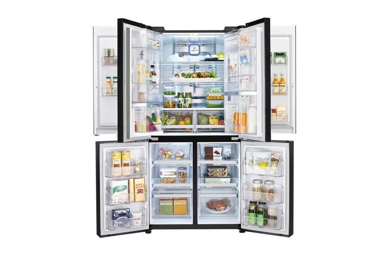 LG 1001 Litre, 6 Kapılı Çift Pratik Kapı™ Gardırop Tipi Buzdolabı, GR-D35FBGHL