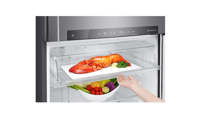 LG A++, 604 Litre, 86cm Genişlik, No Frost, İnoks, GR-H762HLHU