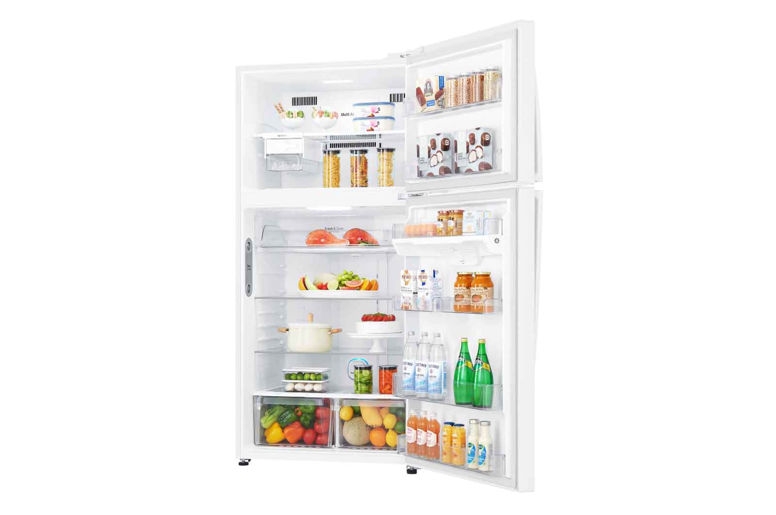 LG A++, 604 Litre, 86cm Genişlik, No Frost, Beyaz, GR-H762HQHU