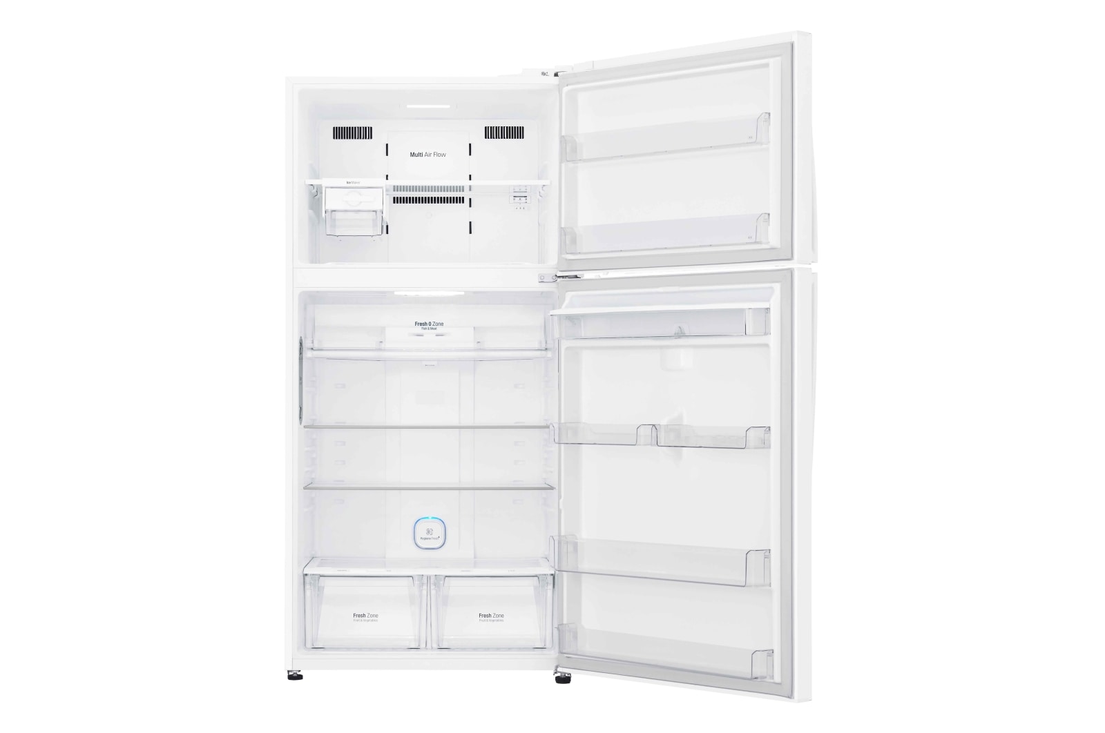 LG A++, 604 Litre, 86cm Genişlik, No Frost, Beyaz, GR-H762HQHU
