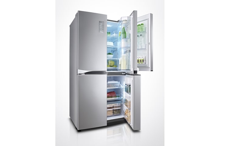 LG A++, 4 Kapılı Kolay Erişim, 931 Litre Dev Hacim, Moist Balance Crisper/ Nem Koruma Gözü, GR-M31FWCHL