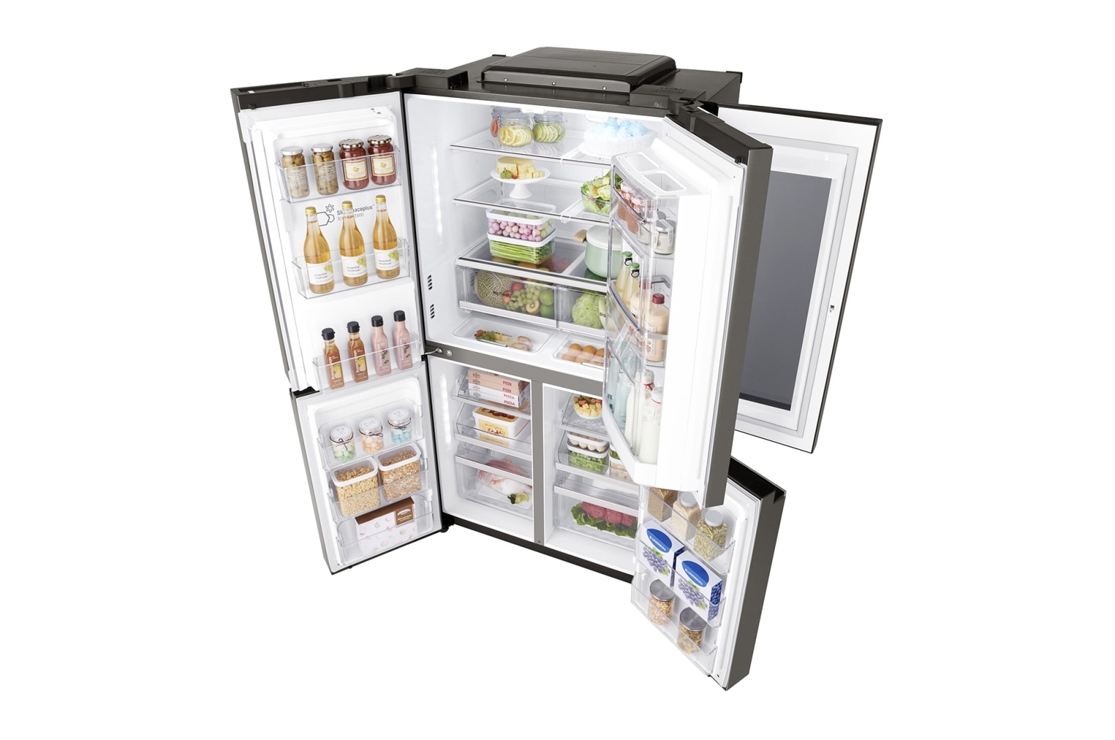 LG A, InstaView Door-in-Door, 705 Litre, No Frost, Hygiene Fresh+™, Inverter Lineer Kompresör, GR-X24FTKHL