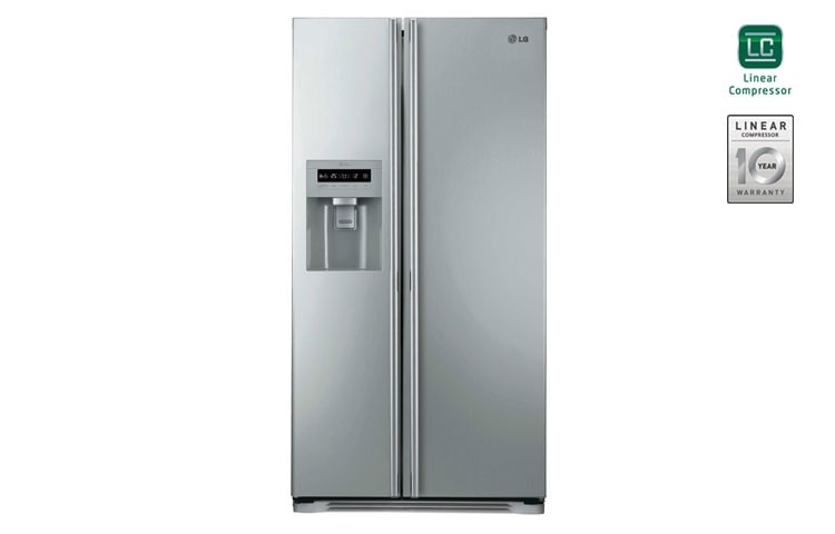 A&#43;, 574 litre, 10 Yıl Linear Kompresör Garantisi, Multi Air Flow™, Nem Koruma Gözü GW-L207ZSRV için önden görünüm
