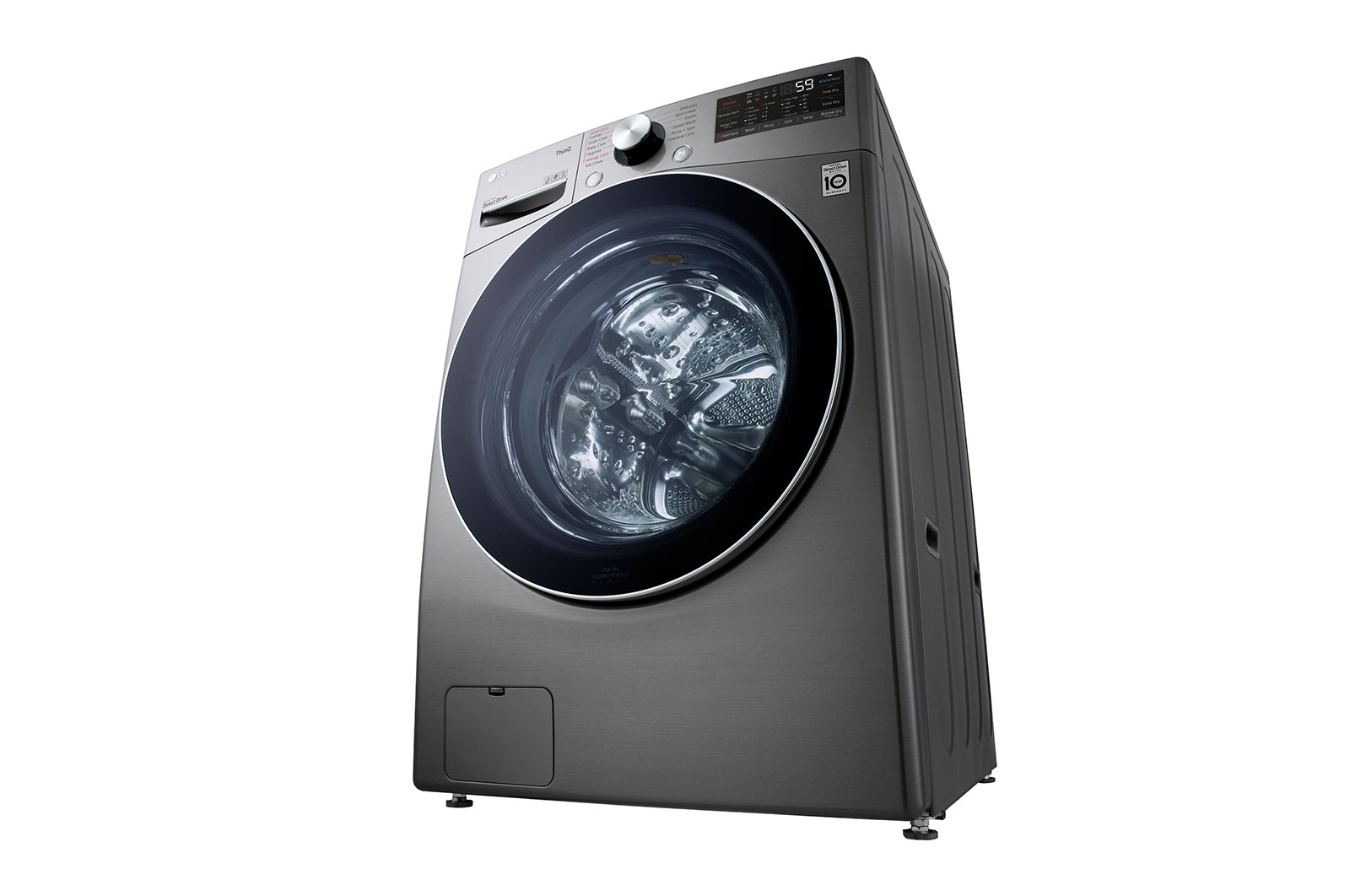 LG Kurutmalı Çamaşır Makinesi Buharlı 14 Kg Yıkama / 8 Kg Kurutma TurboWash F Enerji Sınıfı Metalik Gri, F0L9DGP2S