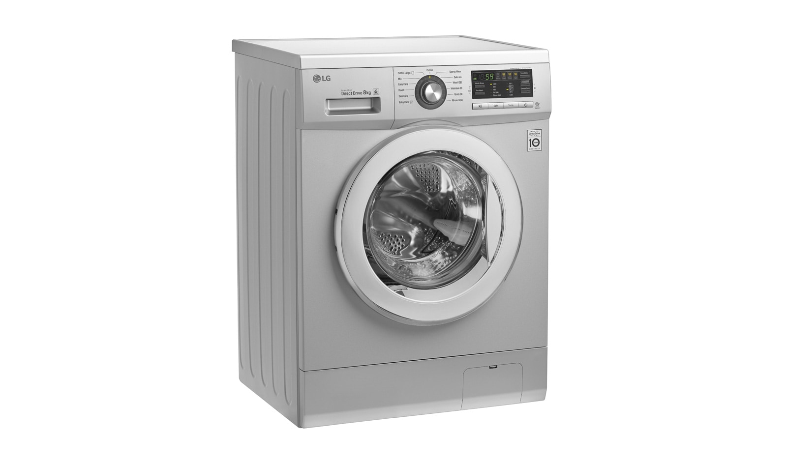 LG 8kg Yıkama "A+++", 1200 Devir, Metalik, FH2B8TDWA5