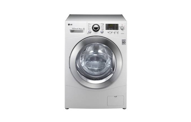 8 kg Yıkama, 6 kg Kurutma Kapasitesi, 1400rpm, 6 Motion Direct Drive Teknolojisi F1480YD için önden görünüm