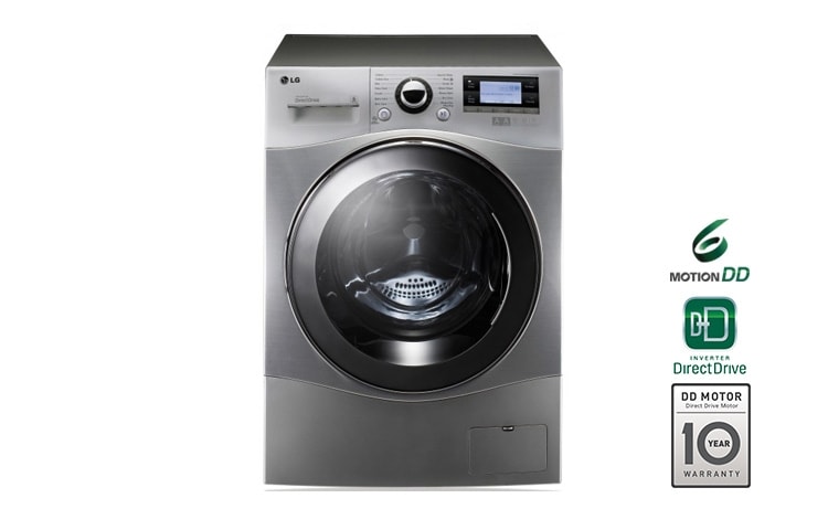 A&#43;&#43;&#43;, 12kg Yıkama, 1400 devir, 10 Yıl 6 Motion Direct Drive Motor Garantisi, 22 Yıl VDE Onaylı Motor, Anti-alerjik, True Steam™ Buharlı Yıkama, Smart Diagnosis™/Akıllı Teşhis, Gümüş Renk F1495BDSA7 için önden görünüm