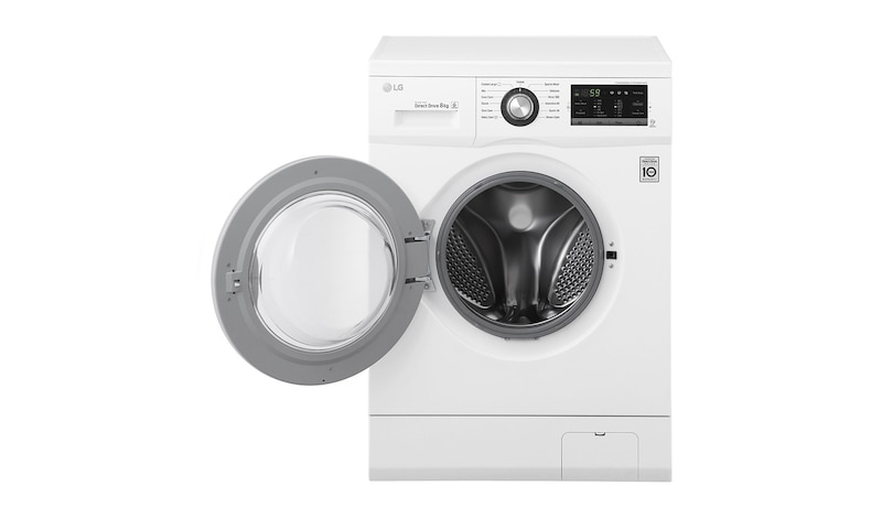 LG 8/4KG Durmaksızın Yıkama & Kurutma, Yıkama Performansı: A, 8kg Yıkama, 4kg Kurutma, 1400 Devir, 10 Yıl 6 Motion Direct Drive Motor Garantisi, 22 Yıl VDE Onaylı Motor, Smart Diagnosis™/Akıllı Teşhis, Gümüş Renk, F1496ADP7