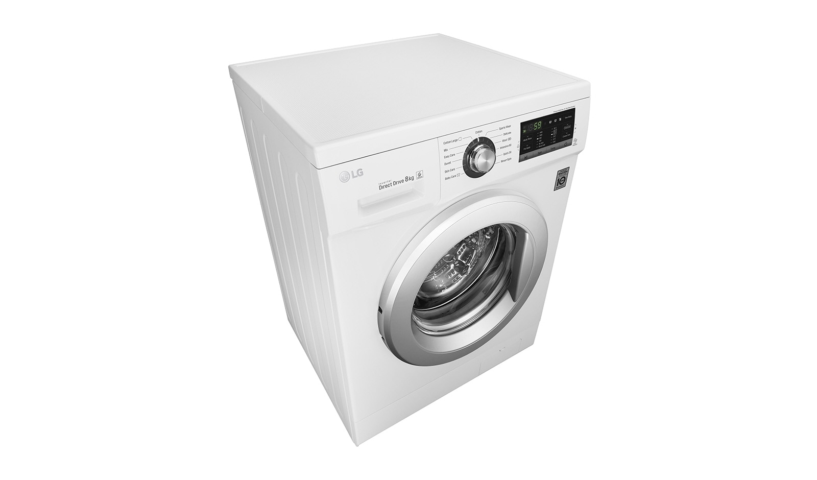LG 8/4KG Durmaksızın Yıkama & Kurutma, Yıkama Performansı: A, 8kg Yıkama, 4kg Kurutma, 1400 Devir, 10 Yıl 6 Motion Direct Drive Motor Garantisi, 22 Yıl VDE Onaylı Motor, Smart Diagnosis™/Akıllı Teşhis, Gümüş Renk, F1496ADP7