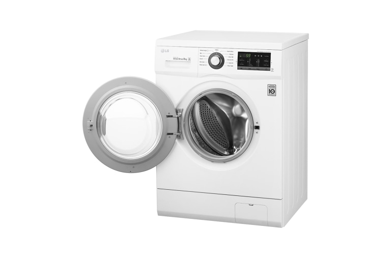 LG 8/4KG Durmaksızın Yıkama & Kurutma, Yıkama Performansı: A, 8kg Yıkama, 4kg Kurutma, 1400 Devir, 10 Yıl 6 Motion Direct Drive Motor Garantisi, 22 Yıl VDE Onaylı Motor, Smart Diagnosis™/Akıllı Teşhis, Gümüş Renk, F1496ADP7
