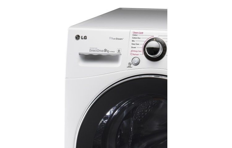 LG A+++, 9kg Yıkama, 1400 devir, 10 Yıl 6 Motion Direct Drive Motor Garantisi, 22 Yıl VDE Onaylı Motor, Anti-alerjik, True Steam™ Buharlı Yıkama, Smart Diagnosis™/Akıllı Teşhis, Beyaz Renk, F14A7FDS