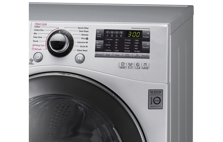 LG 9/6 KG Durmaksızın Yıkama & Kurutma, Yıkama Performansı: A+++, 9kg Yıkama, 6kg Kurutma, 1400 Devir, 10 Yıl 6 Motion Direct Drive Motor Garantisi, 22 Yıl VDE Onaylı Motor, Anti-alerjik, True Steam™ Buharlı Yıkama, Smart Diagnosis™/Akıllı Teşhis, F14A8RDS5