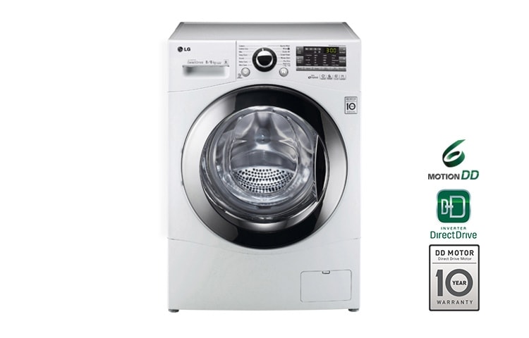 Yıkama Performansı: A&#43;&#43;&#43;, 8kg yıkama, 6kg kurutma, 1400 devir, 10 Yıl 6 Motion Direct Drive Motor Garantisi, 22 Yıl VDE Onaylı Motor, Smart Diagnosis™/Akıllı Teşhis F14A8YD için önden görünüm