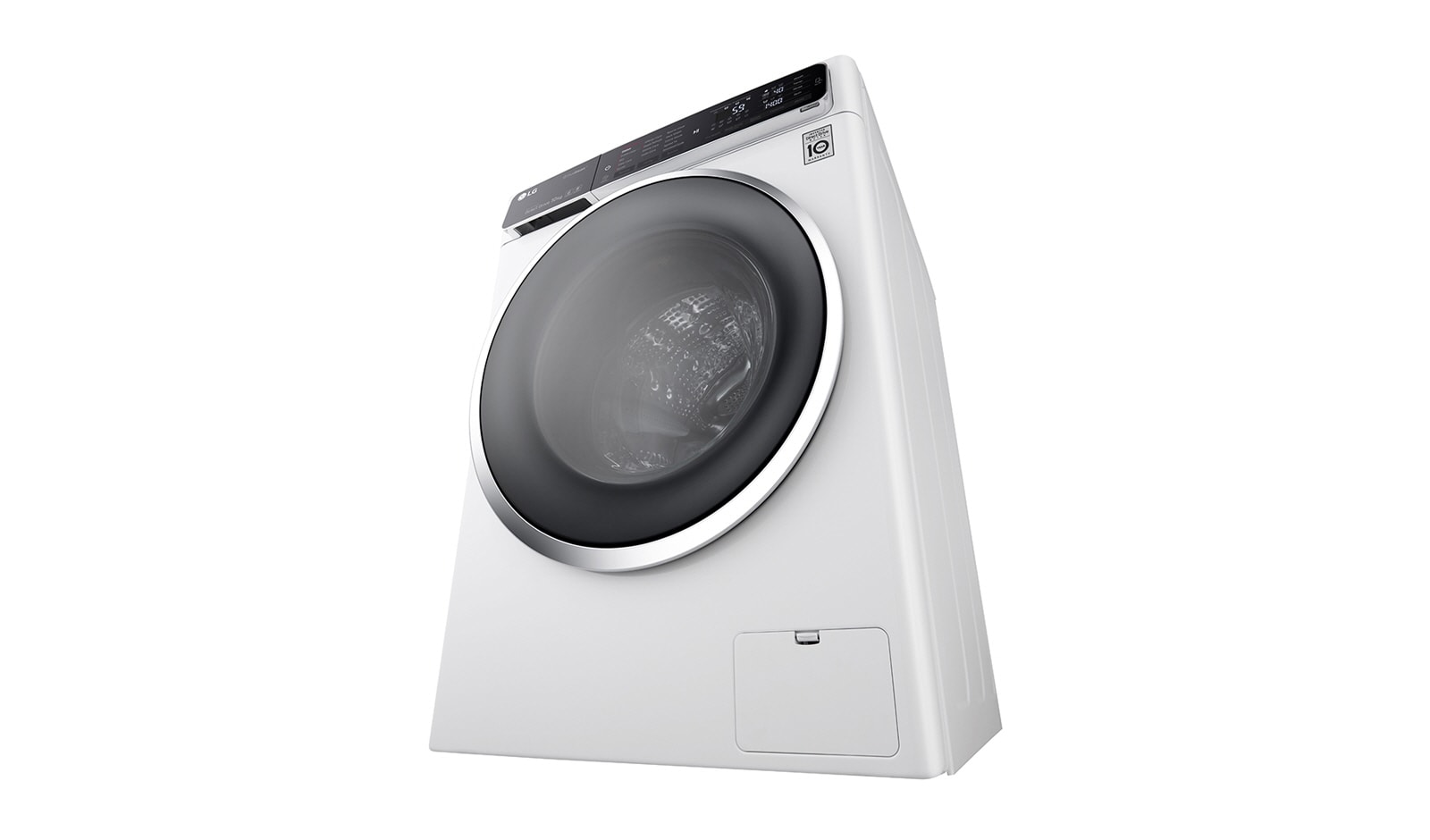 LG 10KG, TURBOWASH™, 6 MOTION DD ÇAMAŞIR MAKİNESİ, BENZERSİZ FULL DOKUNMATİK PANEL, ŞIK KROM KAPAK, F14U1JBSK2