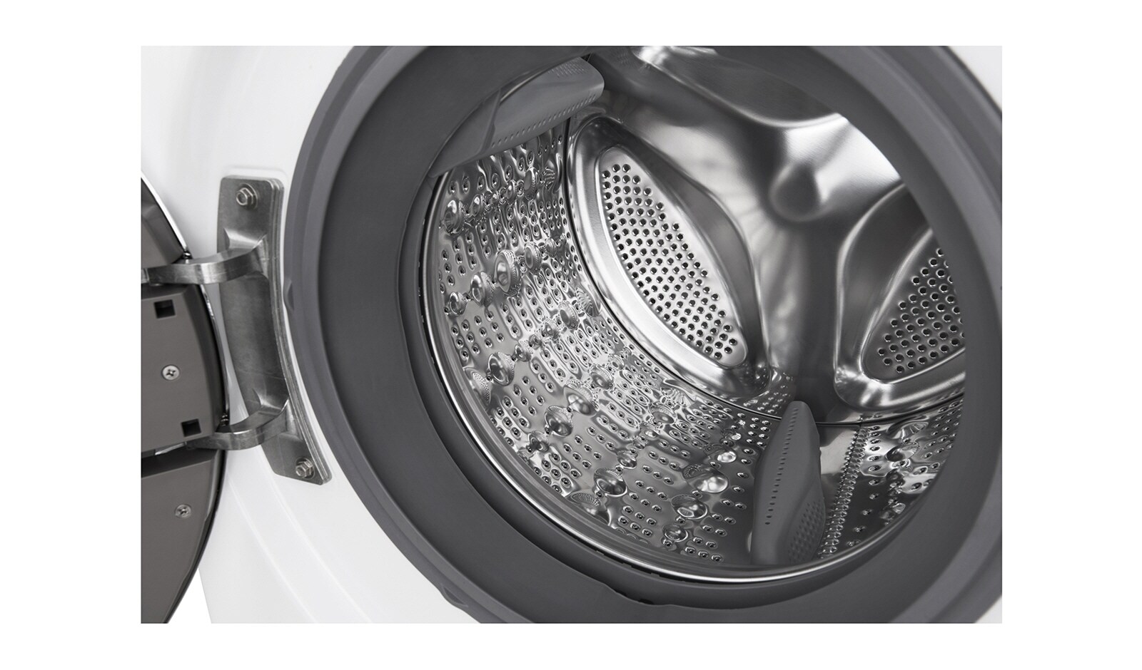 LG 10KG, TURBOWASH™, 6 MOTION DD ÇAMAŞIR MAKİNESİ, BENZERSİZ FULL DOKUNMATİK PANEL, ŞIK KROM KAPAK, F14U1JBSK2