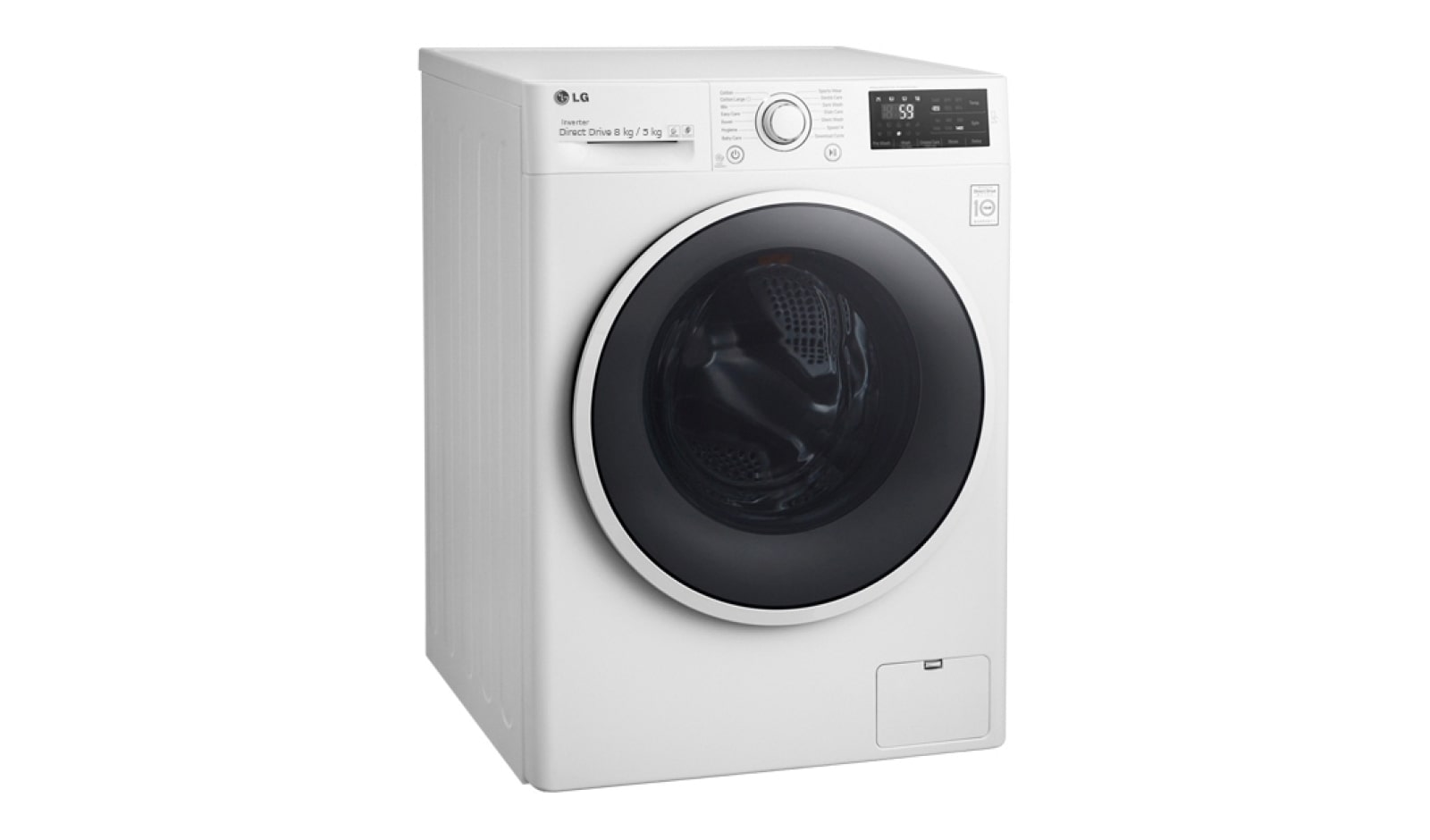 LG 8/5KG DURMAKSIZIN YIKAMA & KURUTMA, Yıkama Performansı: A+++ (- 40%), 8kg Yıkama, 5kg Kurutma, 1400 Devir, 10 Yıl 6 Motion Direct Drive Motor Garantisi, 22 Yıl VDE Onaylı Motor, Anti-alerjik, True Steam™, Smart Diagnosis™/Akıllı Teşhis, Eko Dry, F14U2TDHP1N
